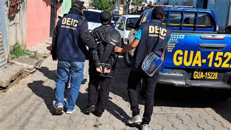 Policía Nacional Civil de Guatemala Desarticulan estructuras de