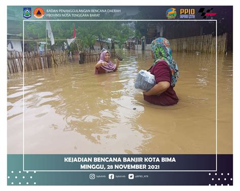 Siaga Kejadian Bencana Banjir Kota Bima 28112021