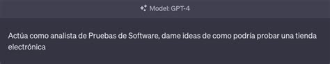 ChatGPT Para Pruebas De Software