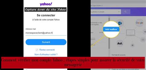 Comment V Rifier Mon Compte Yahoo Tapes Simples Pour Assurer La