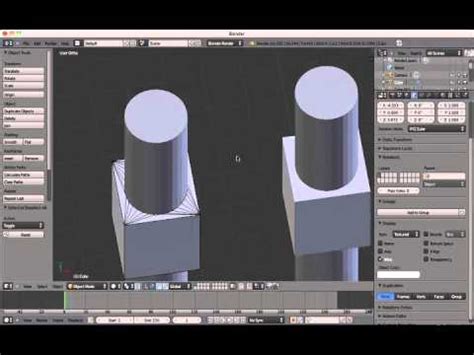 Beginners Blender D Tutorial Using The Boolean Modifier Youtube