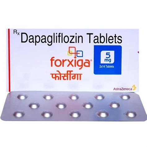 Forxiga Mg Dapagliflozin Tablet Packaging Size Strip Of