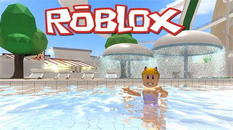 Roblox Robloxian Waterpark Roquatica Waterpark And Robloxian Pool Youtube