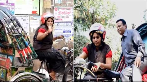 Bangladeshs ‘only Female Rickshaw Puller Will Give You Serious Life