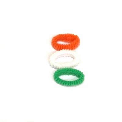 Tri Color Independence Day Special Tricolor Tiranga Hair Rubber