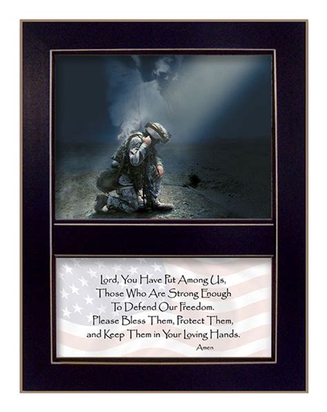 A Soldiers Prayer Soldiers Prayer Framed Art Prints Craft Room