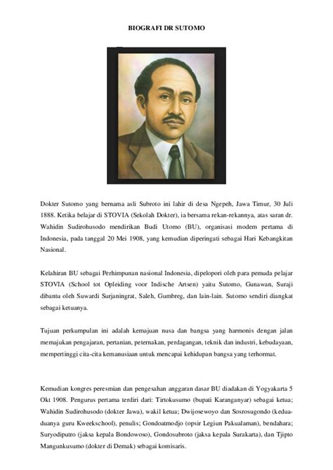 (DOC) BIOGRAFI DR SUTOMO