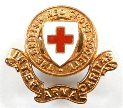 Sally Bosleys Badge Shop British Red Cross Society Hat Badge