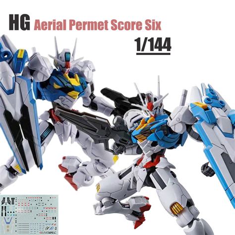 Gundam 1 144 Aerial Permet Score Six Mecha Model Aerial Permet Figure