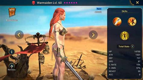 Raid Shadow Legends Warmaiden Rare Youtube