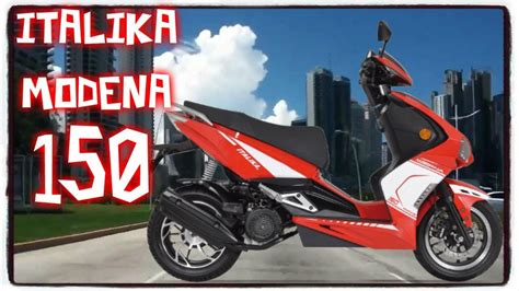 ITALIKA MODENA 150 2019 REVIEW LA DUCATI CHINA YouTube