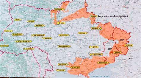 Опубликована карта освобождённых Россией, ДНР и ЛНР территорий в ходе ...