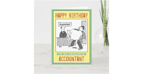 Happy Birthday To An Accountant Card Zazzle