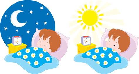 A Young Boy Sleeping Royalty Free Vector Image