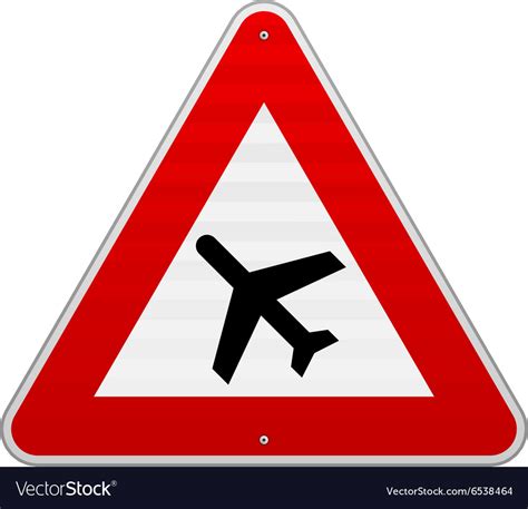 Airport Road Sign Royalty Free Vector Image - VectorStock