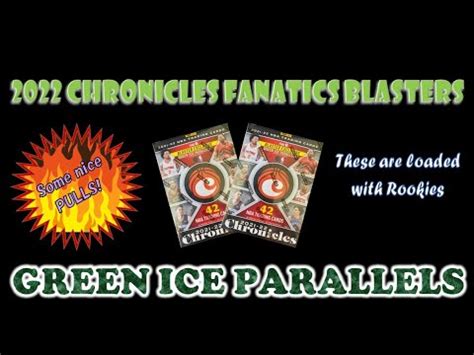 Green Ice Parallels Chronicles Basketball Fanatics Blasters