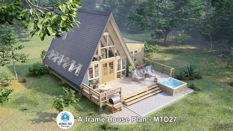 A Frame House Plan Mtd A Frame Cabin House Tour Tiny Small House