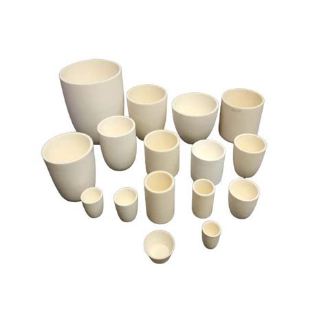 High Temperature Ml Alumina Ceramic Crucibles For Lab Samples