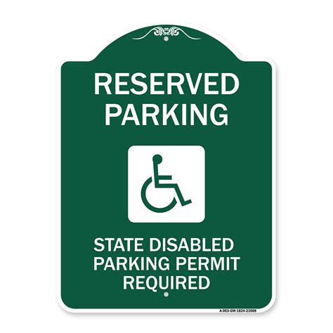 Disabled Parking Sign