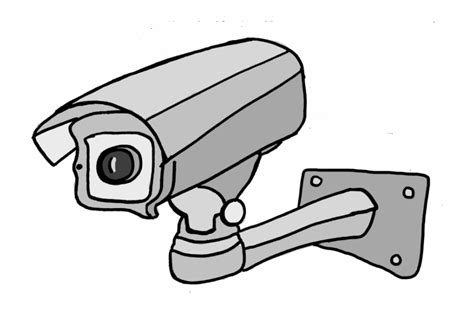 Cctv Camera Drawing | Free download on ClipArtMag