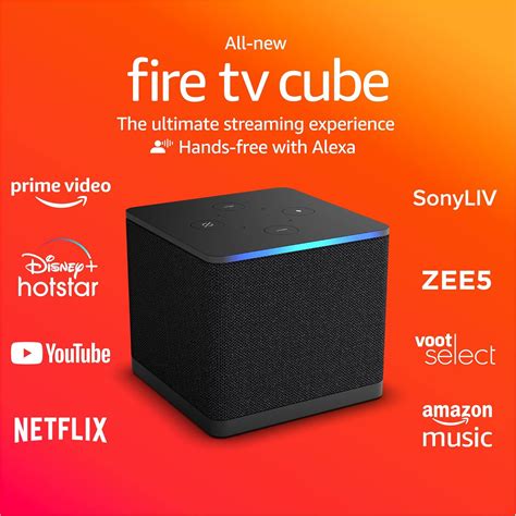 All-new Fire TV Cube | Hands-free streaming device with Alexa, Wi-Fi 6