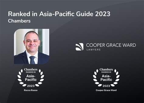 Cooper Grace Ward Dispute Resolution Team Ranked Among Australias Best