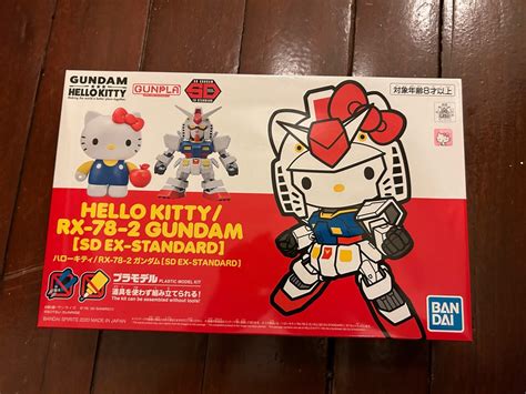 Gundam Gunpla Rx 78 Hello Kitty New Hobbies And Toys Toys And Games On