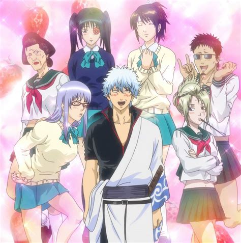 The Worst Harem In Anime History Sakata Anime Gintama Funny