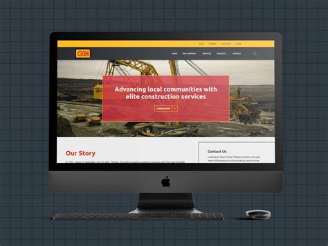Construction Desktop Design By Rule29 On Dribbble