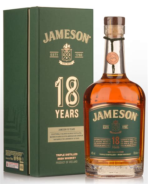 Jameson 18 Year Old Irish Whiskey 700ml Nicks Wine Merchants