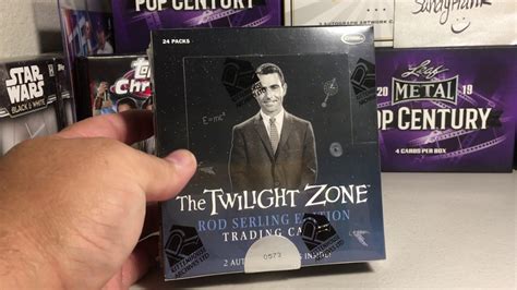 Opening A Hobby Box Of Rittenhouse Twilight Zone Rod Serling Collection