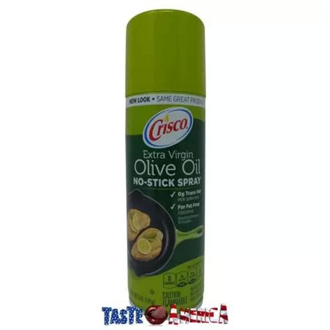 Crisco Extra Virgin Olive Oil No Stick Spray BBQ Taste America