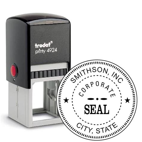 Corporate Business Rubber Seal Stamp - Simply Stamps