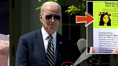 Biden S Cheat Sheet Leaves Him Embarrassed He Knew What The Journo