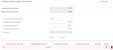 Pérdidas Fiscales En Declaración Anual Del Sat De Personas Morales