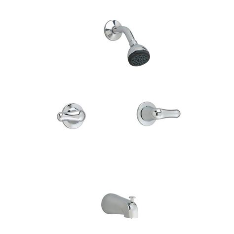 American Standard Colony Soft 2 Handle 1 Spray Tub And Shower Faucet In