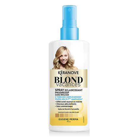 Оттеночные средства KERANOVE Спрей для волос тонирующий Blond Vacances ...