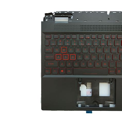 New For Acer Nitro 5 AN515 58 Palmrest W Backlit Keyboard Red Keys 6B