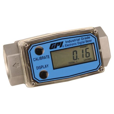 Gpi G Aluminum Series Flow Meter Npt