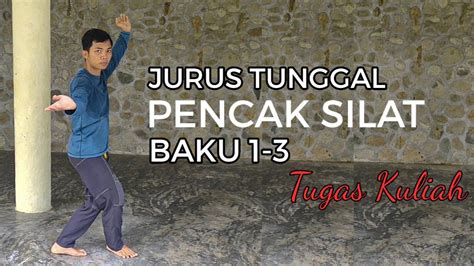 Tutorial Jurus Tunggal Baku Pencak Silat Youtube