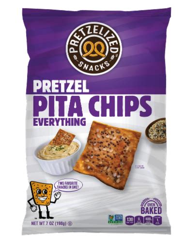 PRETZELIZED™ Snacks Everything Pita Chips Pretzels Bag, 7 oz - Kroger