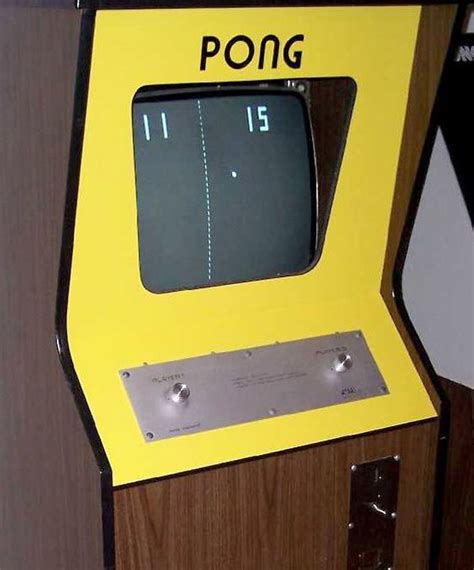 Pong 1972 Atari Arcade Games Retro Arcade Games Vintage Video Games