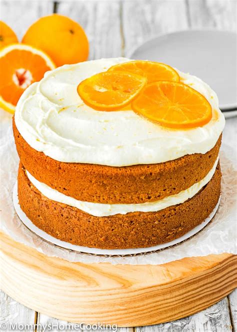 Easy Eggless Orange Cake Mommy S Home Cooking