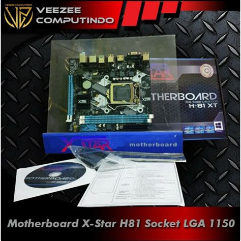 Jual Motherboard X Star H Lga Haswell Ddr New Mobo H Shopee