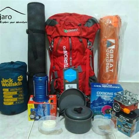 Jual Paket Perlengkapan Outdoor Pendakian Gunung Murah Centurion L