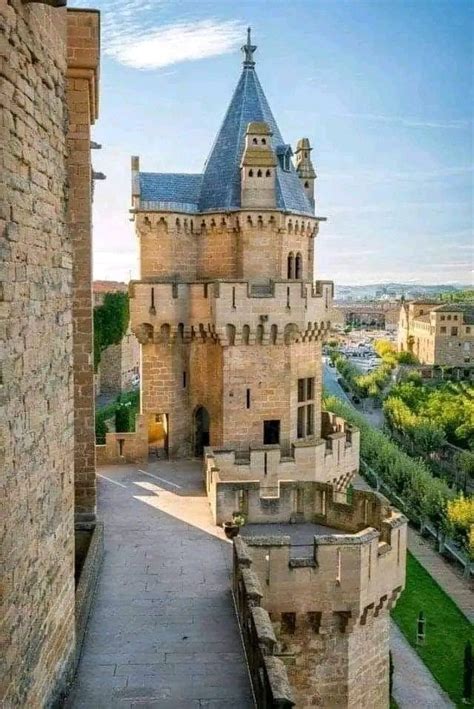 Castillo Olite De Navarra Espa A Ruins Architecture Castles To