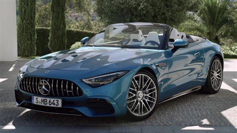 Der Neue Mercedes AMG SL 43 Roadster Architektur Mit Verbundaluminium