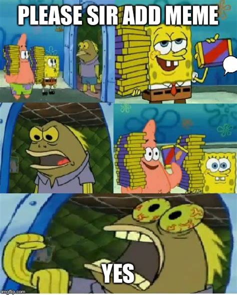 Chocolate Spongebob Meme Imgflip