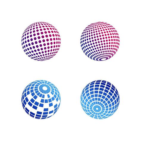 Download 3D digital globe logo design. globe vector icon symbol designs ...