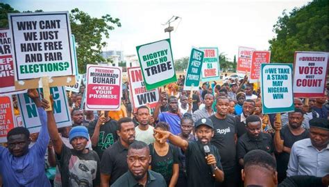 Polls Anti Tinubu Protesters Rocks Abuja Vanguard News